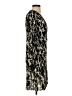 H&M 100% Polyester Animal Print Black Cocktail Dress Size S - photo 4