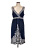 Apt. 9 Blue Cocktail Dress Size L - photo 1
