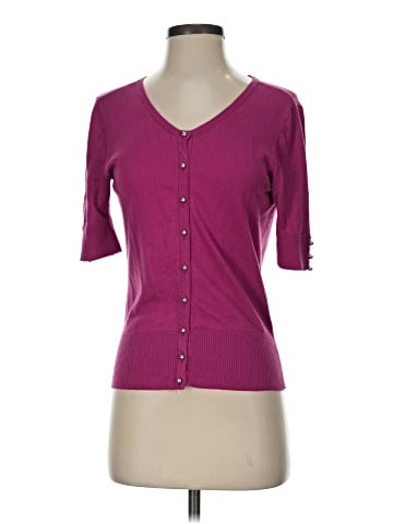 White House Black Market Silk Cardigan (view 1)