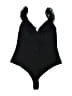 About Us 100% Polyester Black Bodysuit Size L - photo 2