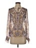 Hale Bob 100% Viscose Gold Long Sleeve Blouse Size XS - photo 1