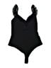 About Us 100% Polyester Black Bodysuit Size L - photo 1