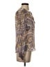 Hale Bob 100% Viscose Gold Long Sleeve Blouse Size XS - photo 4
