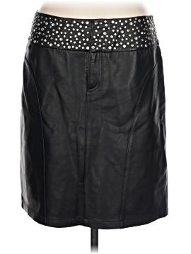 Cache Luxe Leather Skirt (view 1)