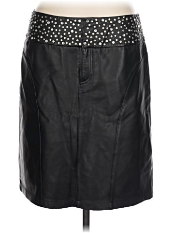 Cache Luxe Leather Skirt (view 1)