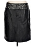 Cache Luxe 100% Leather Black Leather Skirt Size 12 - photo 1