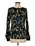 Classiques Entier Teal Long Sleeve Silk Top Size S - photo 1
