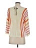 Coco + Carmen 100% Acrylic Color Block Ivory Cardigan Size S - photo 2