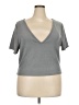 Cider Gray Short Sleeve Top Size 3X - photo 1