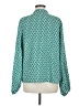 Shein Teal Long Sleeve Blouse Size 8 - 10 - photo 2
