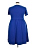 Assorted Brands 100% Polyester Solid Blue Casual Dress Size 3XL - photo 2
