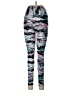 No Boundaries Print Purple Active Pants Size M - photo 2