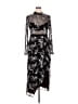 Venus 100% Polyester Black Cocktail Dress Size XL - photo 1