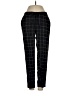Mango 100% Viscose Plaid Black Casual Pants Size XS - photo 1
