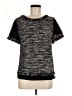 St. John Black Short Sleeve Top Size M - photo 1