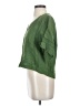 Zara Basic 100% Linen Green Short Sleeve Blouse Size XS - photo 5