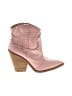 Sam Edelman Pink Ankle Boots Size 8 - photo 1