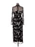 Venus 100% Polyester Black Cocktail Dress Size XL - photo 2