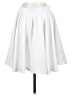 Unbranded Solid White Formal Skirt Size S - photo 1
