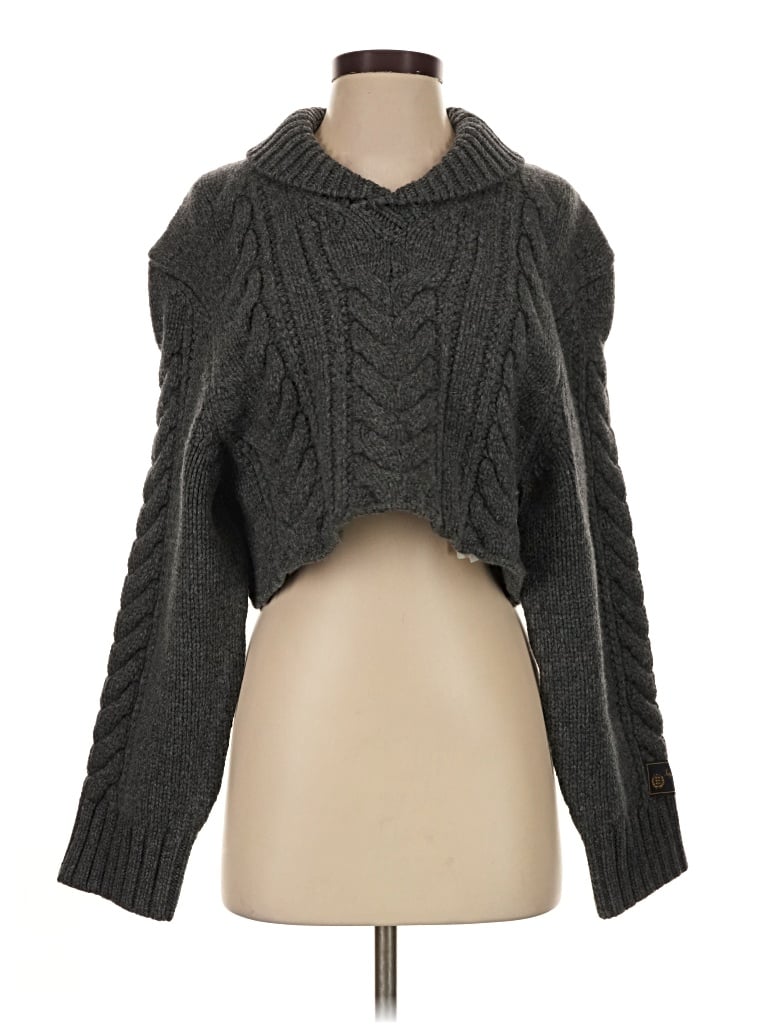 We11 Done Pullover Sweater In Gray