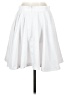 Unbranded Solid White Formal Skirt Size S - photo 2