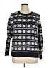 Nautica Print Black Pullover Sweater Size XL - photo 1