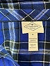 St. John's Bay 100% Cotton Plaid Blue Long Sleeve Button-Down Shirt Size M - photo 7