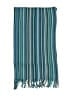 Unbranded 100% Acrylic Stripes Teal Blue Scarf One size - photo 2