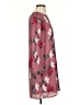 Lulus 100% Polyester Floral Burgundy Casual Dress Size S - photo 4