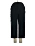 Unbranded 100% Silk Solid Black Blue Silk Pants Size 14 - photo 1