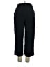Unbranded 100% Silk Solid Black Blue Silk Pants Size 14 - photo 2
