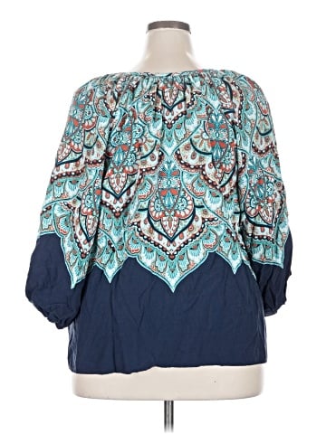 Ruby Rd. 3/4 Sleeve Blouse (view 2)