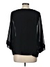 Zara Black 3/4 Sleeve Blouse Size L - photo 2