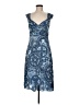 B. Moss Paisley Blue Casual Dress Size M - photo 1