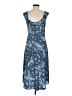 B. Moss Paisley Blue Casual Dress Size M - photo 2