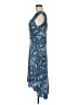 B. Moss Paisley Blue Casual Dress Size M - photo 5