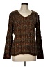 Chico's Tweed Brown Pullover Sweater Size Lg (2) - photo 1
