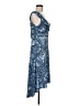 B. Moss Paisley Blue Casual Dress Size M - photo 4