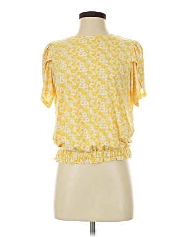 MICHAEL Michael Kors Short Sleeve Blouse (view 1)