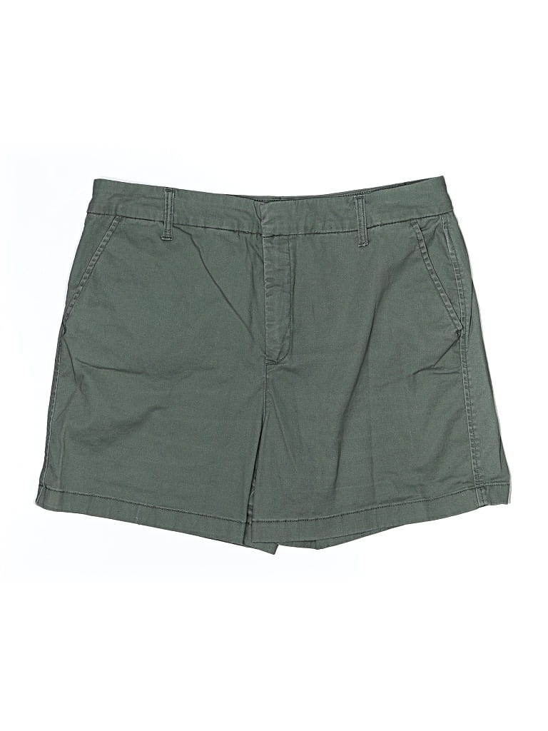 Pre-owned Gloria Vanderbilt Khaki Shorts In Green