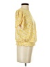 MICHAEL Michael Kors Yellow Short Sleeve Blouse Size S - photo 4