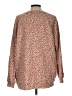 Lou & Grey Animal Print Brown Pullover Sweater Size L - photo 2
