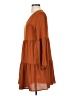 Unbranded Solid Brown Casual Dress Size S - photo 5