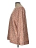 Lou & Grey Animal Print Brown Pullover Sweater Size L - photo 5