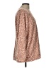 Lou & Grey Animal Print Brown Pullover Sweater Size L - photo 4