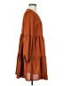 Unbranded Solid Brown Casual Dress Size S - photo 4