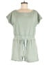 Double Zero Solid Green Romper Size M - photo 1