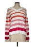 Talbots 100% Cotton Stripes White Pullover Sweater Size L (petite) - photo 1