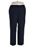 Emma James 100% Polyester Solid Blue Dress Pants Size 18 - photo 1
