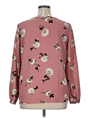 Roz & Ali Long Sleeve Blouse (view 2)